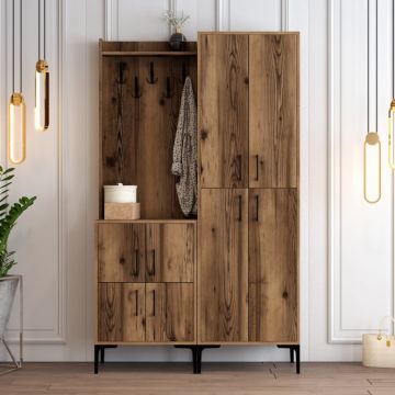 Cuier pentru Hol Berlin BA - Walnut