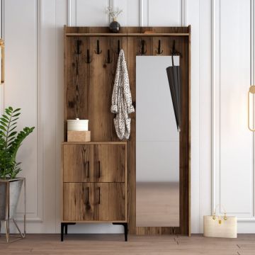 Cuier pentru Hol Berlin BC - Walnut